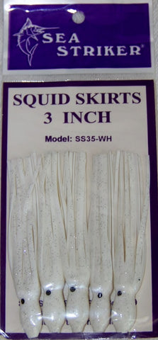 3" Squid Skirts by Sea Striker