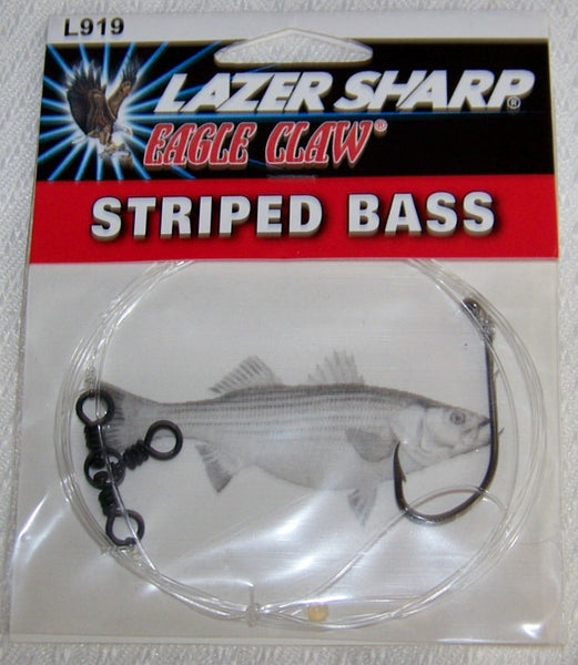 Striped Bass Rig-Drifting w/ 3 Way Swivel L920 – Spider Rigs/Rigged&Ready  Offshore Lures