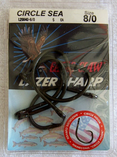 Circle Hooks-Lazer Sharp $ 3.75 Platinum Black L2004G – Spider