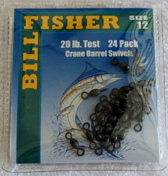 Barrel Swivels by Bill Fisher – Spider Rigs/Rigged&Ready Offshore Lures