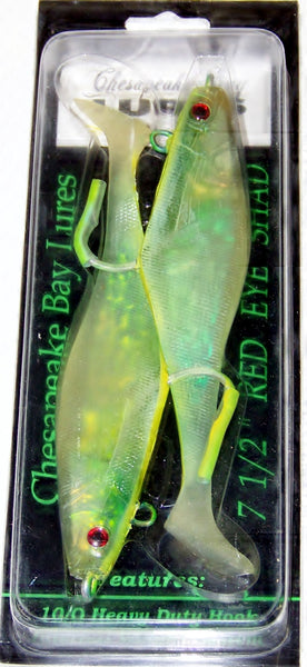 Red Eye Shad 7 1/2  – Spider Rigs/Rigged&Ready Offshore Lures