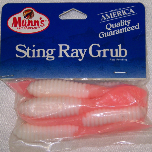 Mann's Stingray Grubs 4 inch in 5 colors to choose from - The Hull