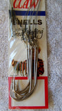 NYLA Wire Snelled Hooks 2X Long Shank Offset Nickel 420NW
