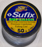 Sufix Superior 1/2Lb Spool Smoke Blue