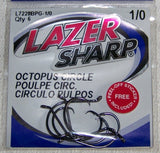 Octopus Circle Hooks-Lazer Sharp Platinum Black L7228BPG