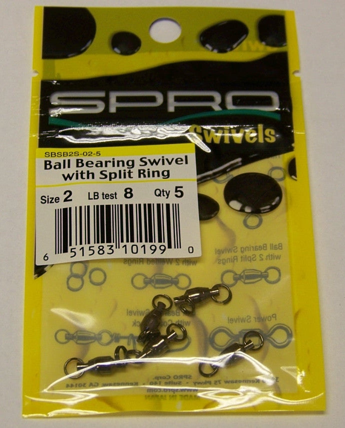 Spro Ball Bearing Swivel w Split Rings