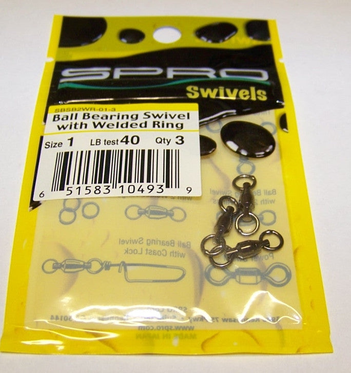 Spro Ball Bearing Swivel w/ 2 Welded Rings – Spider Rigs/Rigged&Ready  Offshore Lures
