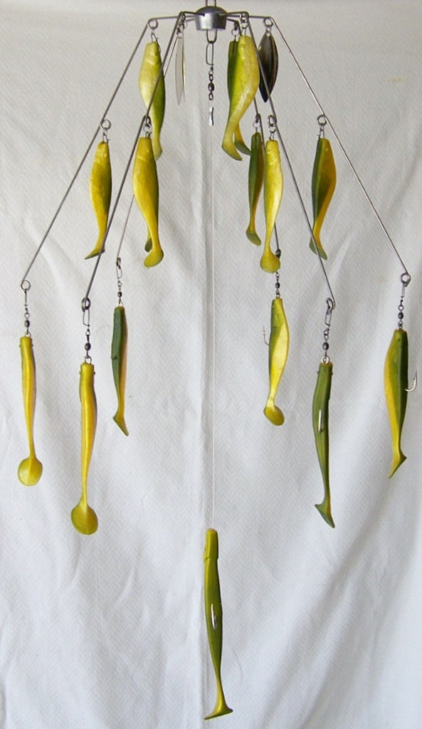 6 Arm 6 Oz Shad Umbrella Rig – Spider Rigs/Rigged&Ready Offshore Lures