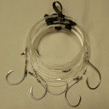 Circle Hook Rigs- Clear Monofilament