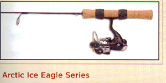 Eagle Claw Artic Ice Eagle Spinning Rod and Reel Combo