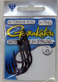 Gamakatsu 4X Octopus Hook Black