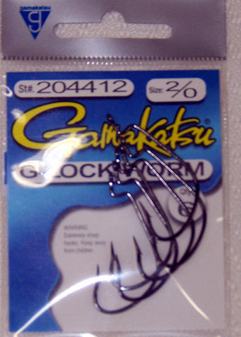 Gamakatsu G-Lock Worm Hook Black – Spider Rigs/Rigged&Ready